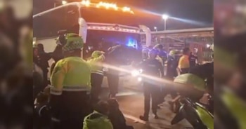 Las riñas culminaron frente al