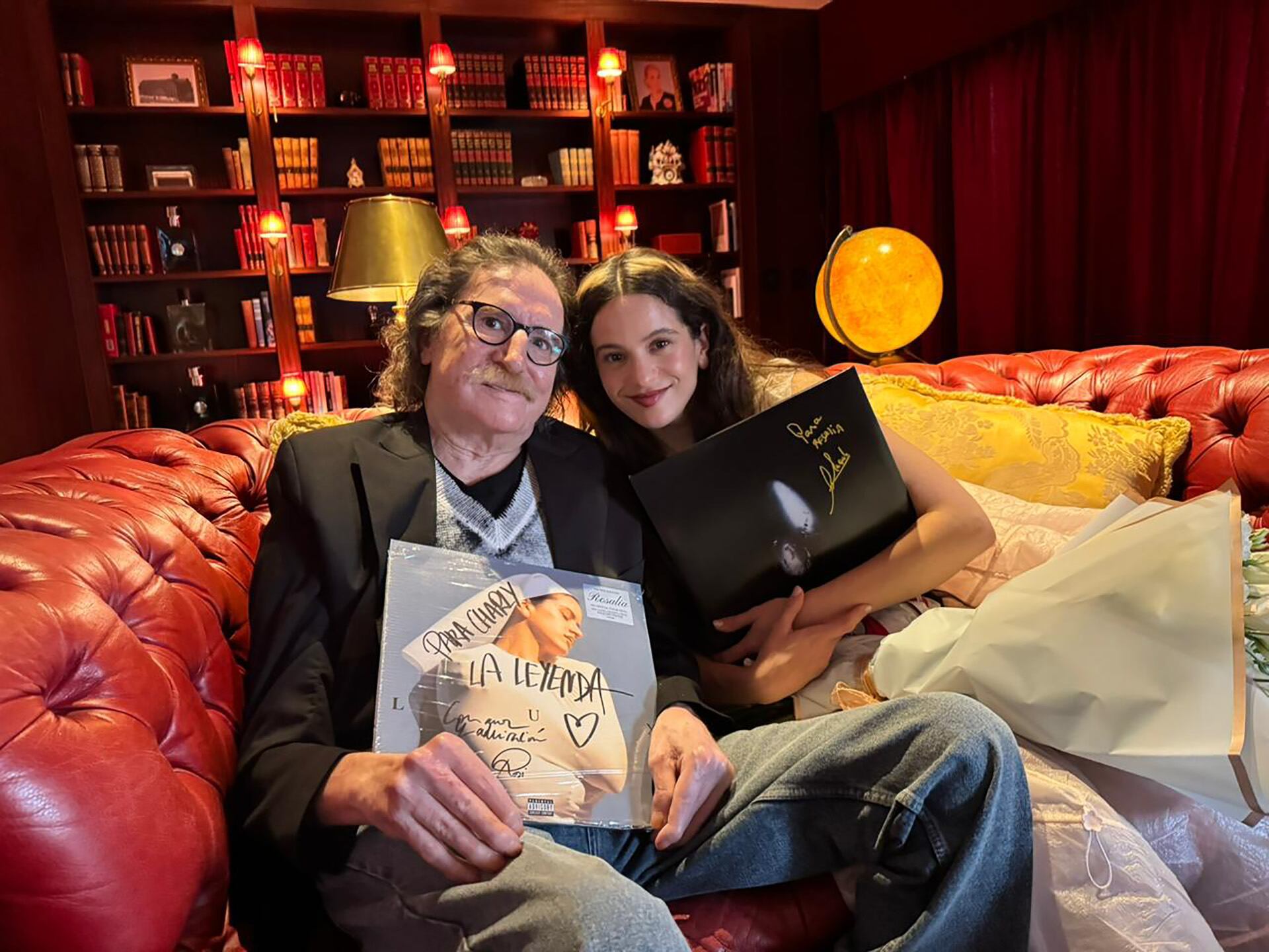 Charly García y Rosalía, cada uno con disco ajeno (Gentileza Prensa)