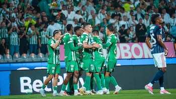El "Verdolaga" tuvo una buena noche en Medellín, y derrotó al bicampeón de Colombia-crédito @nacionaloficial/X