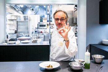 El chef italiano Marco Sacco