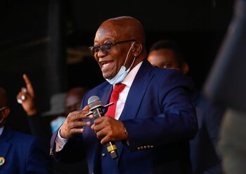 El ex presidente Jacob Zuma.