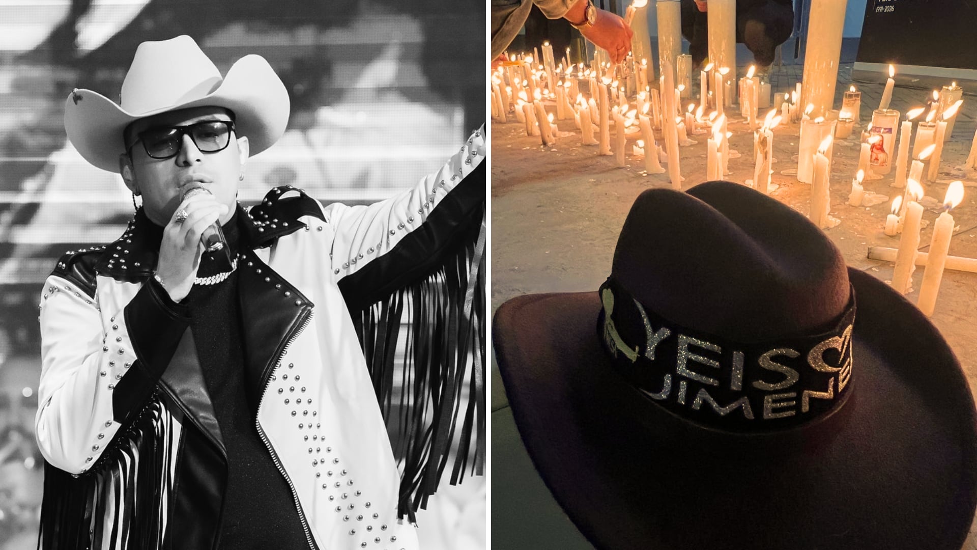 En fotos: cientos de seguidores de Yeison Jiménez rindieron homenaje al  artista en el Campín a la luz de las velas y sus canciones - Infobae