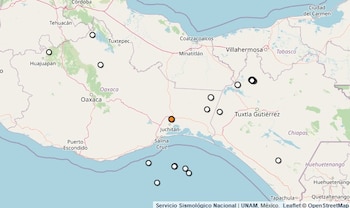 Temblor reportado en Oaxaca.
(SSN)