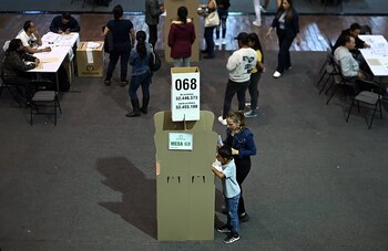La jornada electoral del 29 de octubre de 2023 se vio empañada por alteraciones del orden público - crédito Natalia Pedraza Bravo/EFE