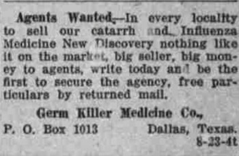 La empresa Germ Killer Medicine