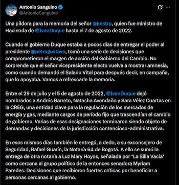 Antonio Sanguino - crédito @AntonioSanguino/X