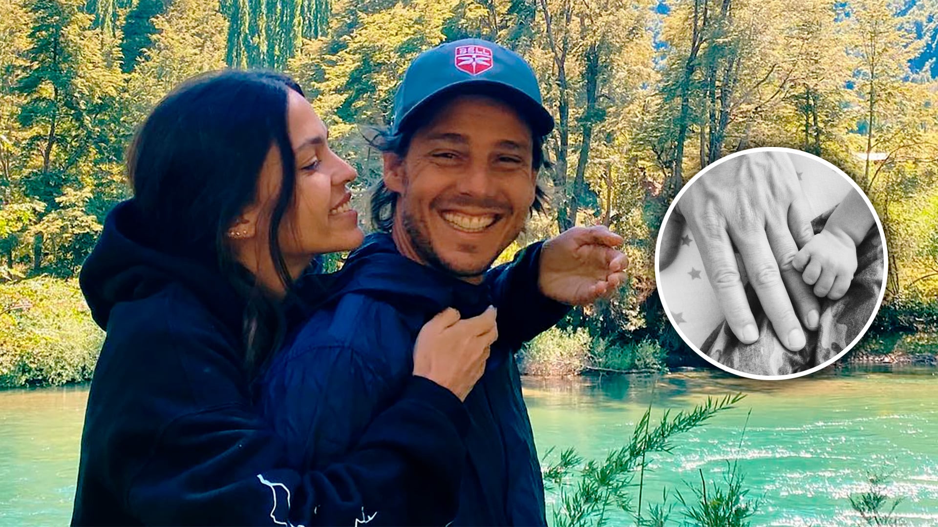 Gaudio y Ayerza, con un detalle que publicaron tras el nacimiento de Vicente, su primer hijo