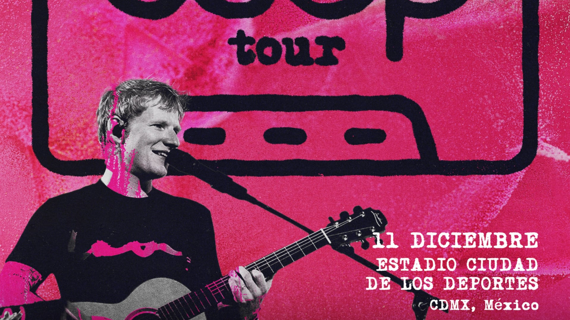 Ed Sheeran regresa a la capital mexicana el viernes 11 de diciembre con su Loop Tour, un show en el Estadio Ciudad de los Deportes donde cada canción será creada en tiempo real en el escenario. (X/ @edsheeran)