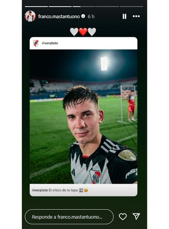 Franco Mastantuono, "el chico de