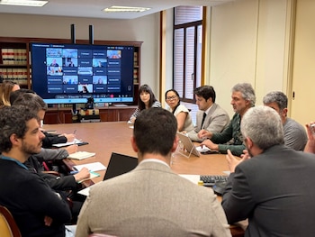 Sanidad mantiene una reunión con los países implicados en la gestión del crucero afectado por hantavirus. (Ministerio de Sanidad/X)