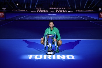 Novak Djokovic beat Jannik Sinner