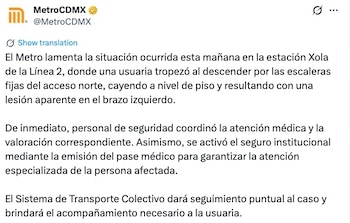 Mensaje a través de redes sociales - (X)