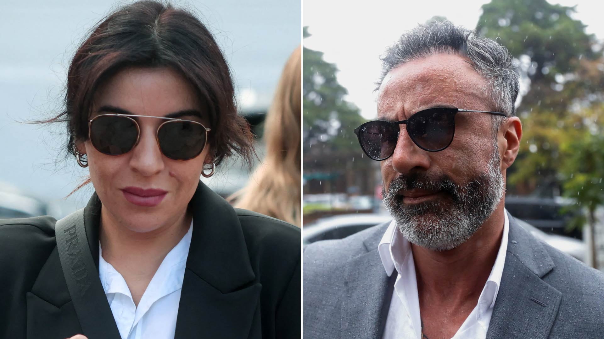 Gianinna Maradona y Leopoldo Luque