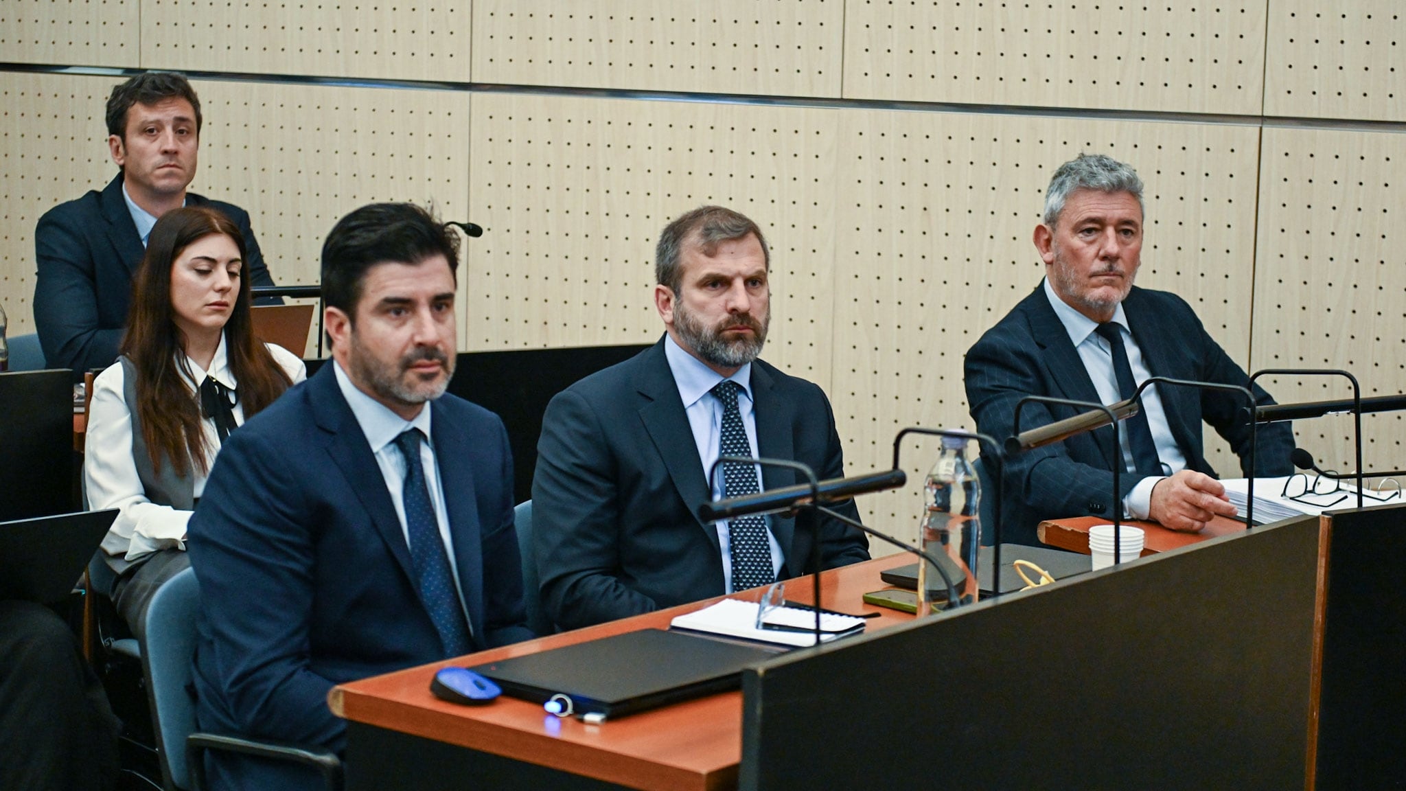 Los fiscales Diego Velasco, Juan Argibay Molina y Diego Puñet