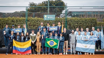 Argentina finalizó en el 3° puesto el Campeonato Sudamericano Sub 14 de tenis en Rosario