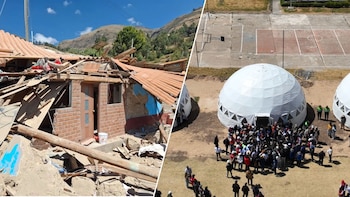 Sismos en Chupaca, Junín: cerca de 400 escolares regresaron a clases en domos temporales tras daños en sus colegios