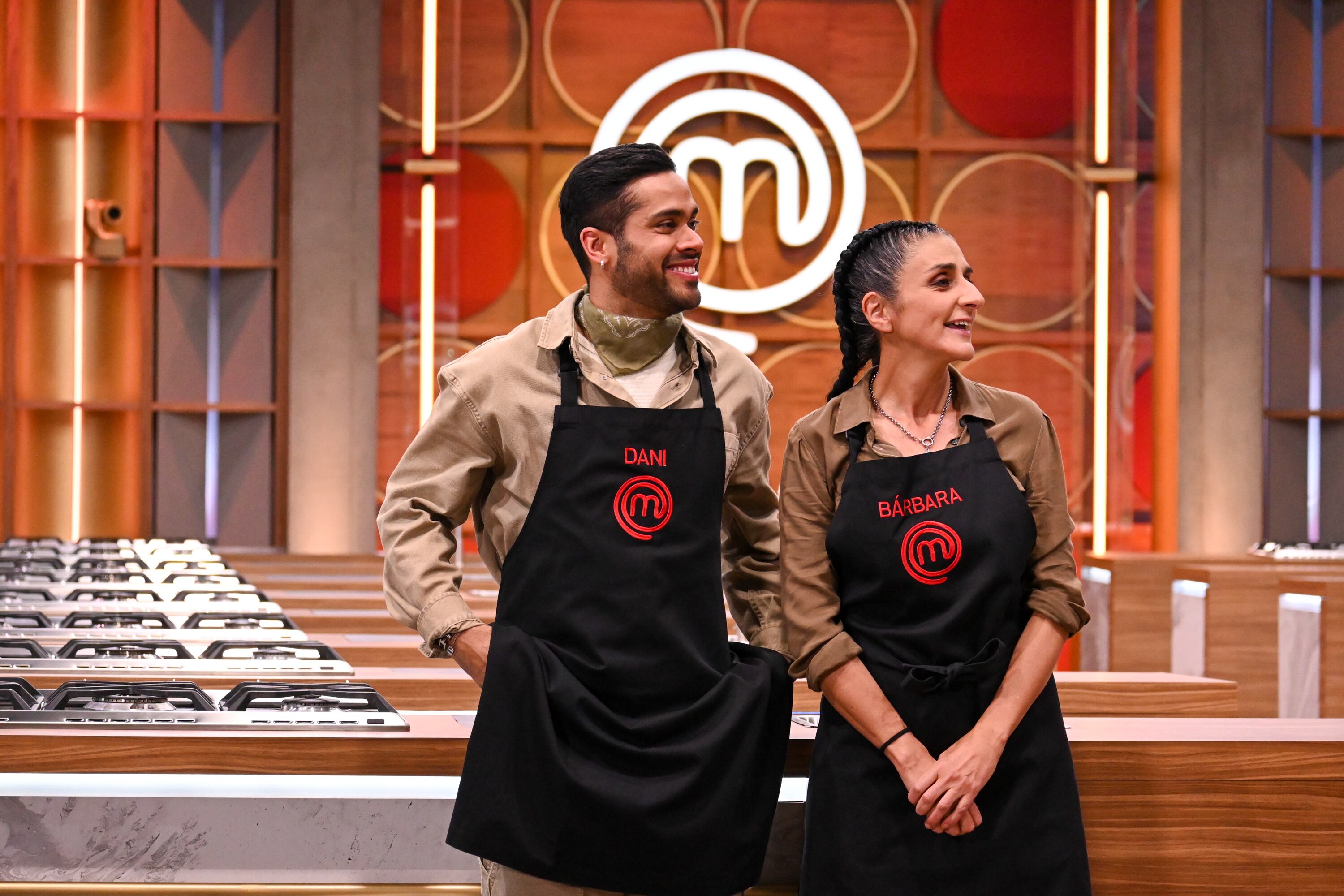 En la segunda prueba la actriz cocinó en pareja con Dani Valle, sin embargo la perdieron. (@MasterChefMx)