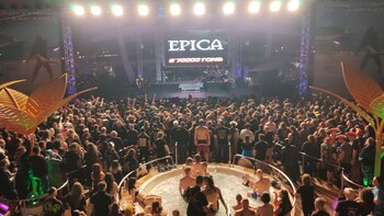 El escenario principal durante el