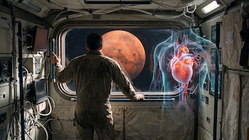 Viajes a Marte: qué reveló un estudio sobre el impacto del espacio en el corazón