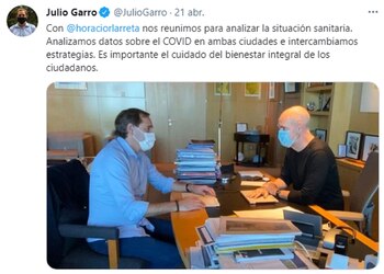 Rodríguez Larreta recibió al intendente