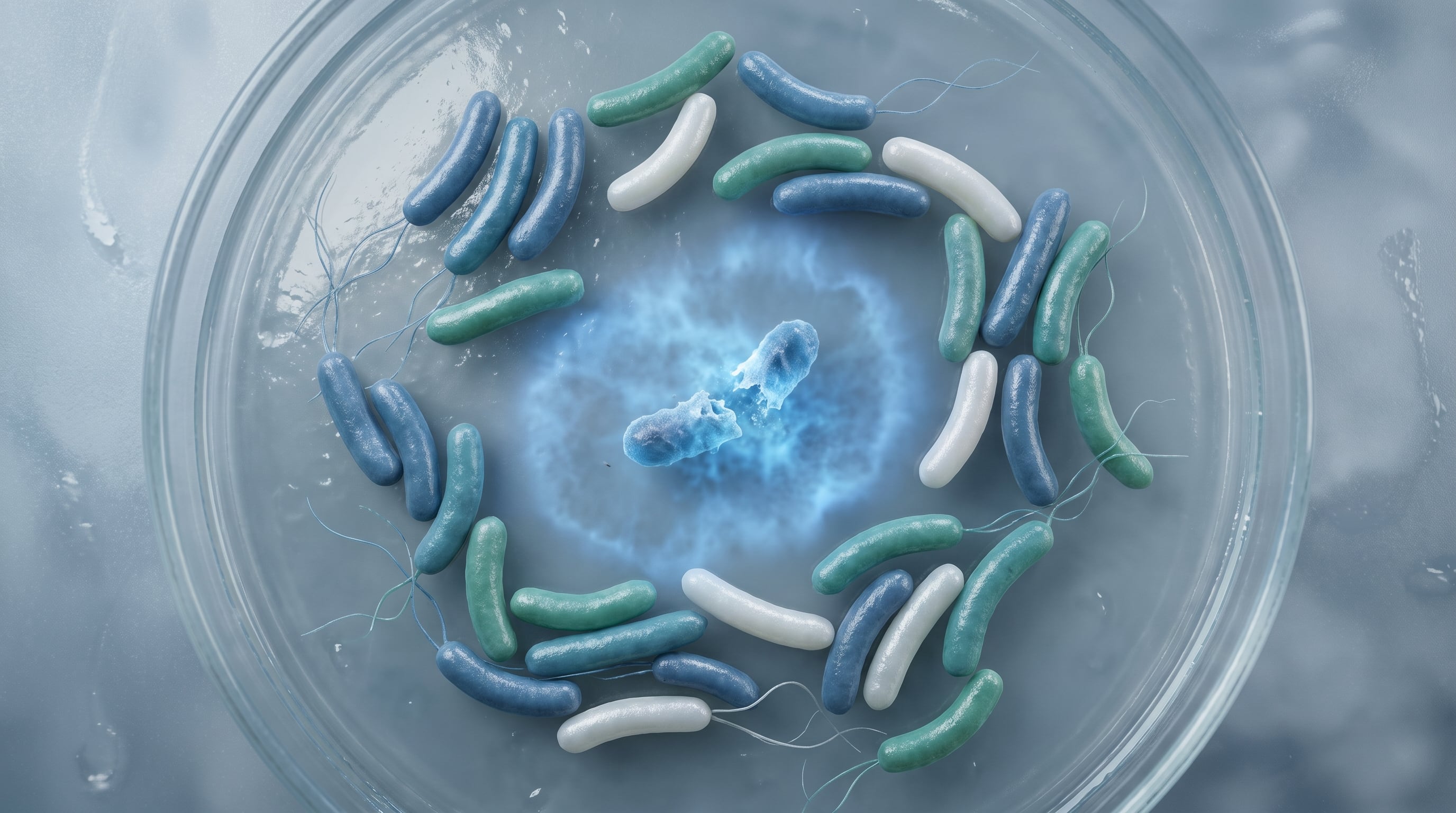 Sacrificio bacteriano: un estudio identificó una "muerte altruista" como defensa ante los antibióticos