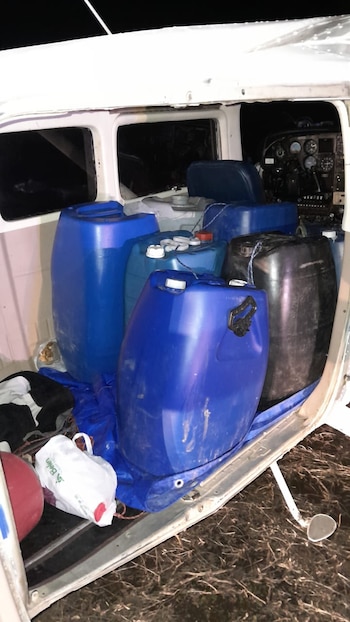 El combustible hallado en la