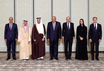 Blinken se citó con varios