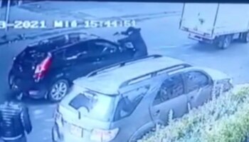 Cámaras de seguridad registraron al