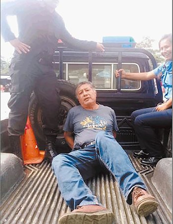 El coronel Carlos Brenes fue capturado por el régimen de Ortega camino a la
frontera con Costa Rica, cuando buscaba el exilio. FOTO DE ARCHIVO