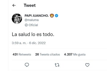 La publicación que preocupó a