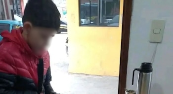 El menor había salido a