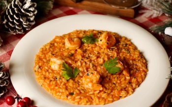 Receta de risotto de gambas