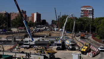 Familias afectadas por las obras