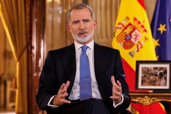 Spain's?King?Felipe?VI delivers his traditional Christmas