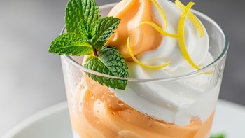 Cómo hacer nieve de melón con queso fácil y desde casa