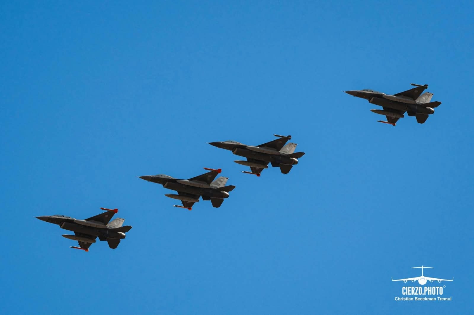 El nuevo lote enviado a la Argentina se compone de cuatro aeronaves monoplaza y dos biplaza (X/@FAArgentinas)