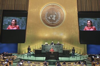 Dina Boluarte. (Agencia Andina)