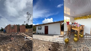 Así quedó la vivienda entregada