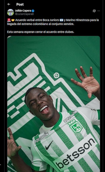 El periodista colombiano, especializado en