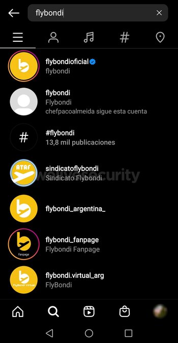 fraude instagram