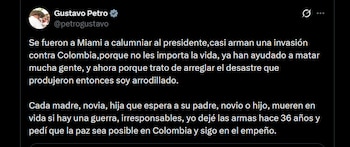 Gustavo Petro también abordó las