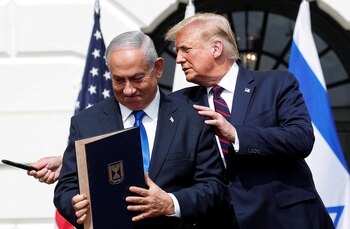 Donald Trump y Benjamín Netanyahu