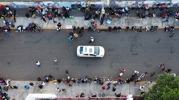 Migrantes con citas de CBP