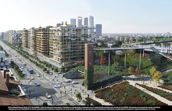 Render de Las Tablas Oeste, que forma parte de Madrid Nuevo Norte.
REMITIDA / HANDOUT por CREA MADRID NUEVO NORTE