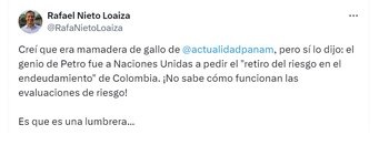 Rafael Nieto Loaiza, exviceministro de