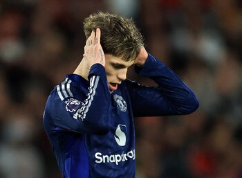 Garnacho puso en venta su casa en Manchester y disparó los rumores sobre una posible salida del Manchester United (Reuters/Andrew Boyers)