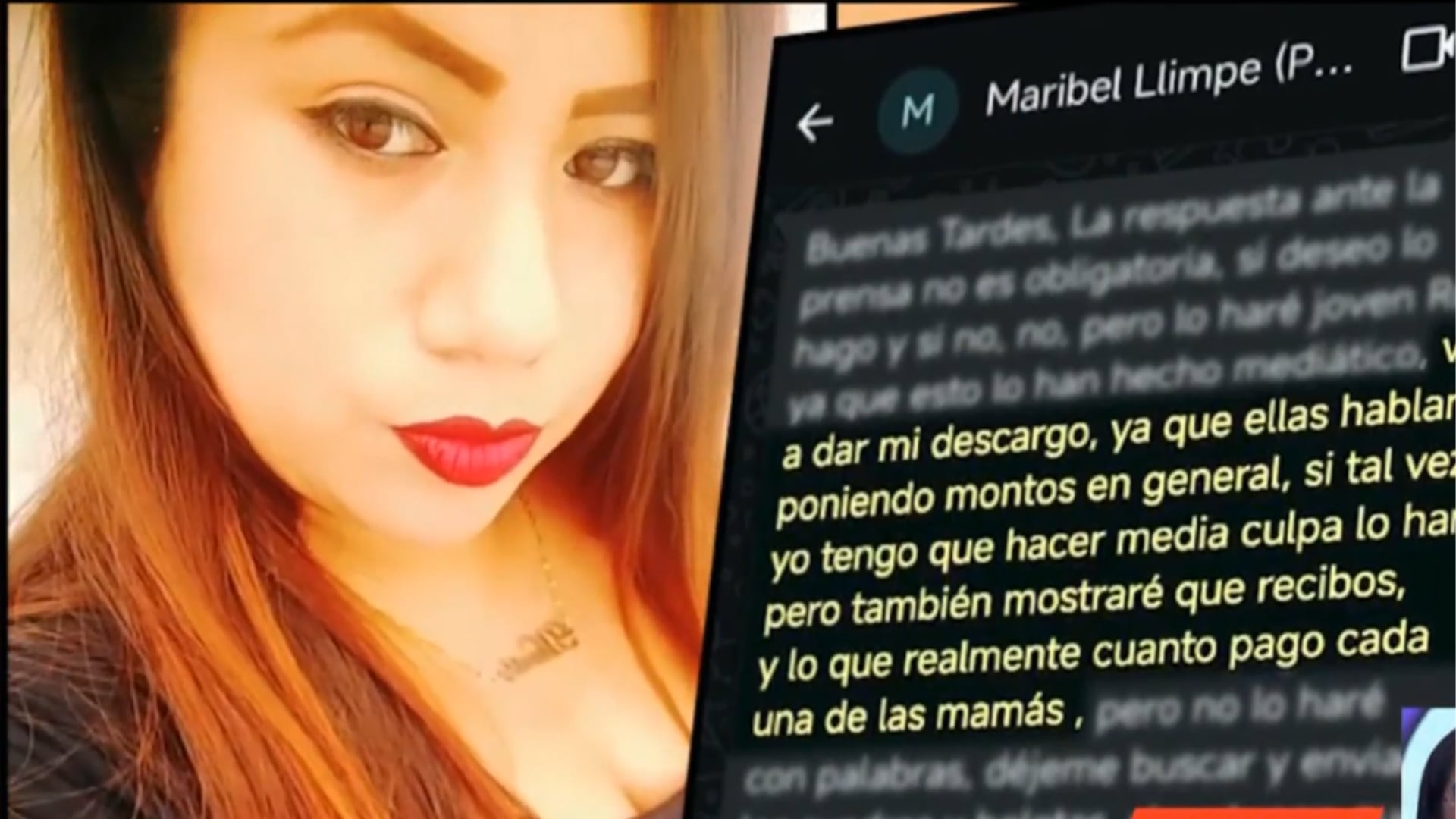 Maribel Gina Llimpe Santos sostuvo que presentará boletas y recibos para precisar los pagos realizados, luego de la denuncia de 29 padres del colegio San Eulogio| Foto: Arriba Mi Gente