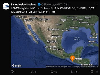 (X @SismologicoMX)