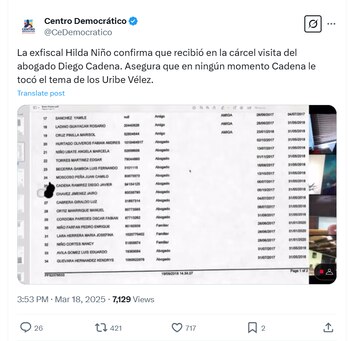 - crédito @CeDemocratico/X