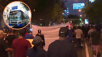 Avenida Arequipa: transportistas informales protestan contra nuevo carril bidireccional del Corredor Azul y exigen retirar restricción